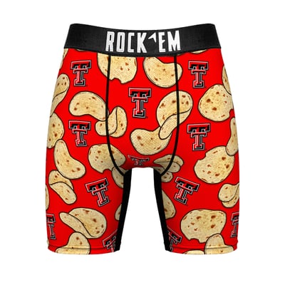 Texas Tech Red Raiders Rock Em Localized Boxer Briefs - Red