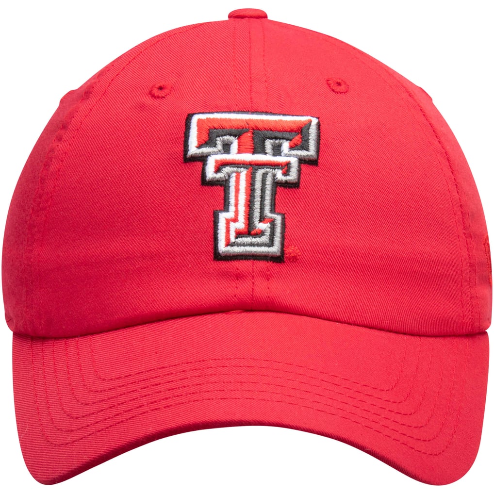 Texas Tech Red Raiders Top of the World Primary Logo Staple Adjustable Hat - Red