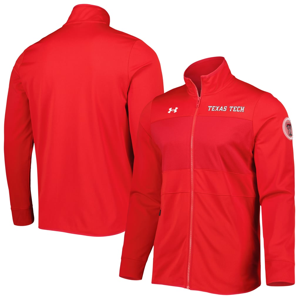 Texas Tech Red Raiders Under Armour Knit Warm-Up Full-Zip Jacket - Red