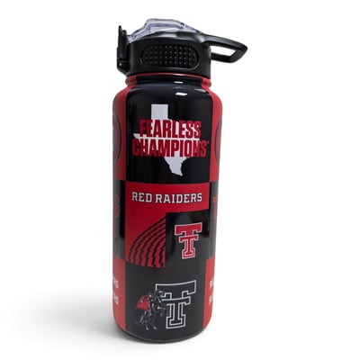 Texas Tech Red Raiders Pegasus 32oz Stainless Steel ProPress Water Bottle