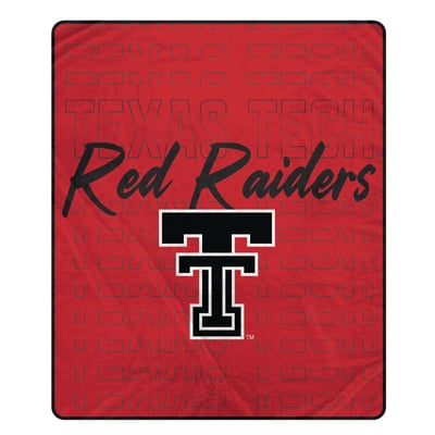 Texas Tech Red Raiders Pegasus Echo Script Fade 50" x 60" Ultra Soft Throw Blanket