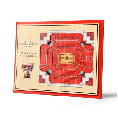 Texas Tech Red Raiders 13" x 17" 5-Layer StadiumView Wall Art