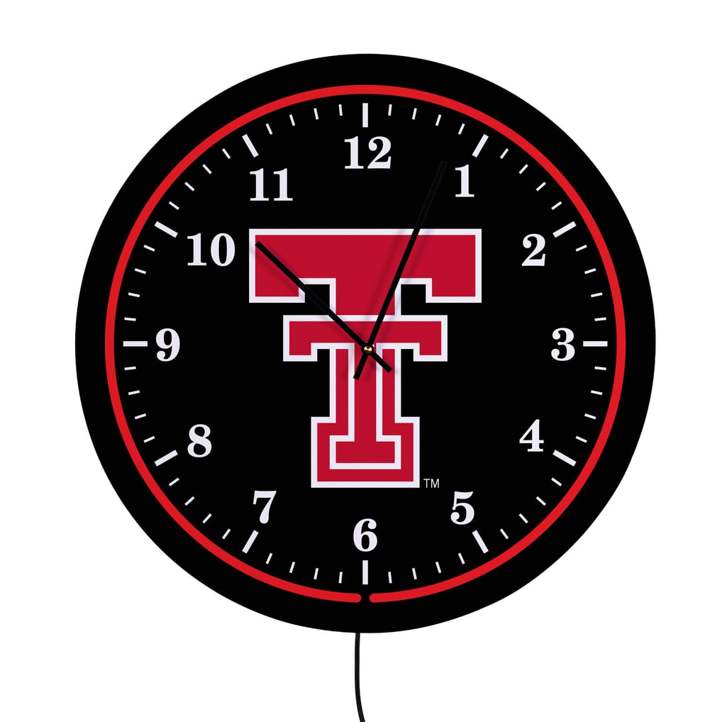 Texas Tech Red Raiders 18" Lighted Round LED Wall Clock