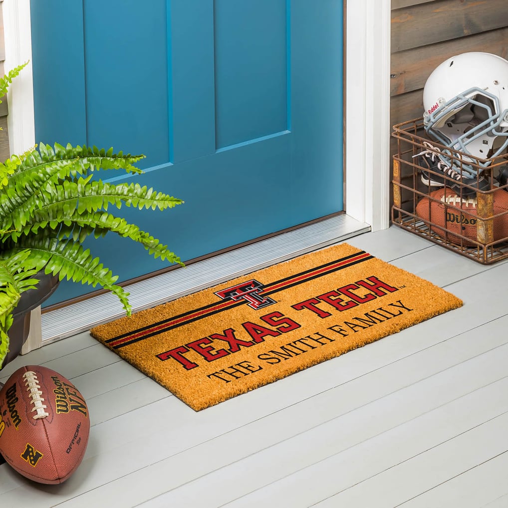 Texas Tech Red Raiders 18" x 30" Personalized Coir Doormat