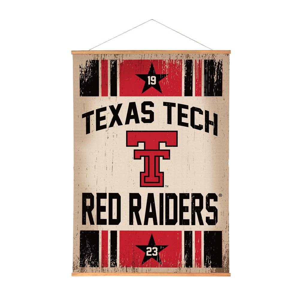 Texas Tech Red Raiders 36" x 54" Large Canvas Wall Art Tapestry with Wood Frame