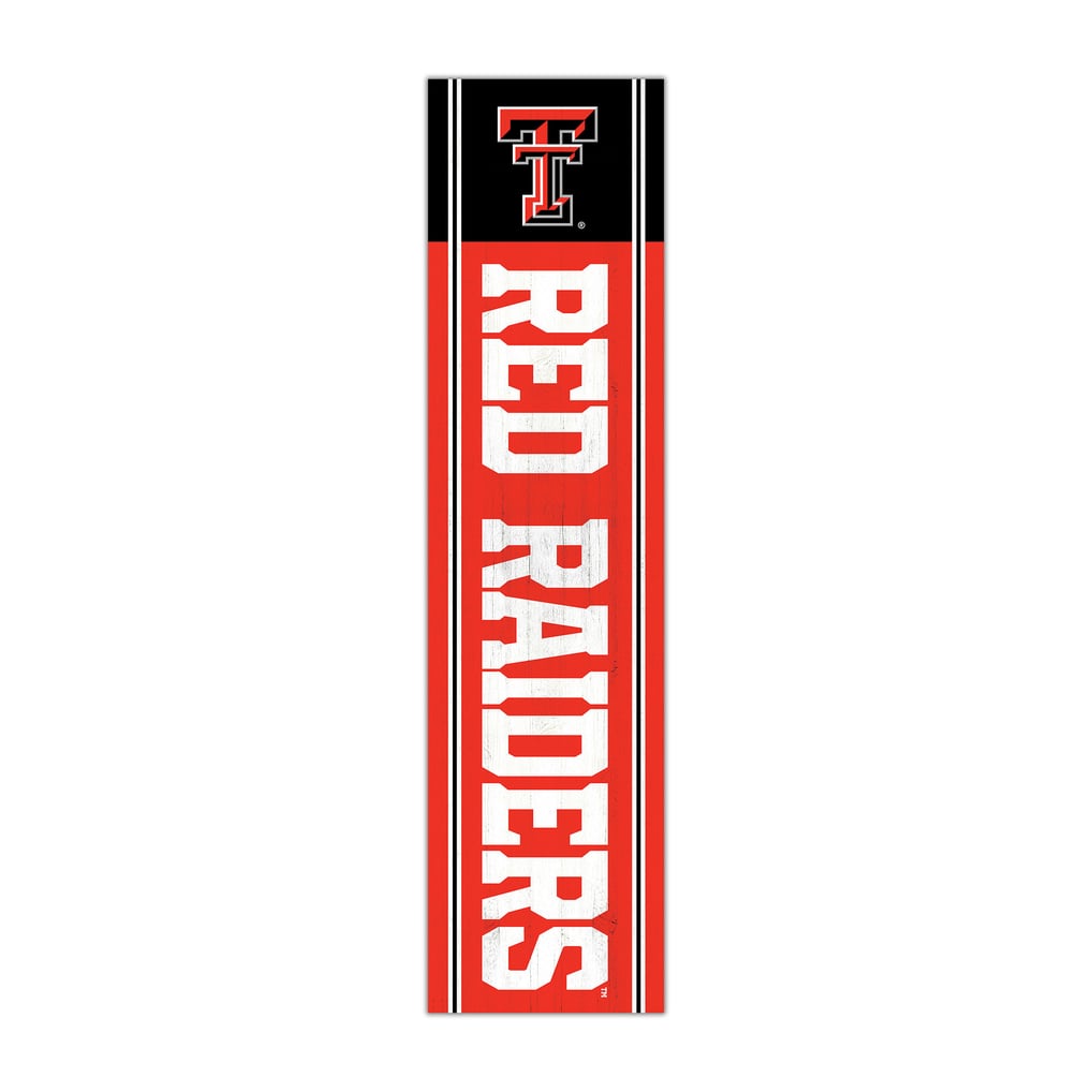 Texas Tech Red Raiders 48" Team Name with Logo Leaner