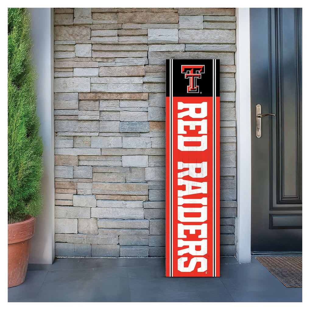 Texas Tech Red Raiders 48" Team Name with Logo Leaner