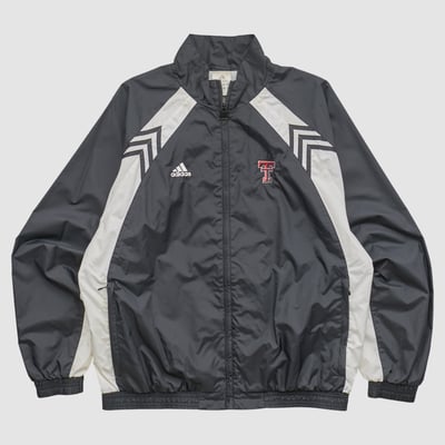 Texas Tech Red Raiders Adidas 2000s Full Zip Jacket - Black - L by Fanatics Real Vintage