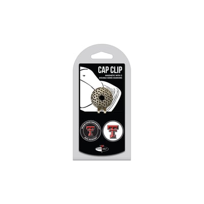 Texas Tech Red Raiders Cap Clip with 2 Magnetic Markers Set