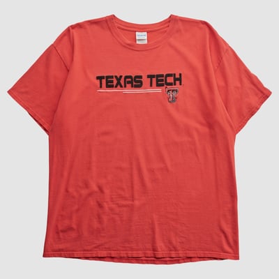 Texas Tech Red Raiders Gildan 2000s T-shirt - Red - L by Fanatics Real Vintage