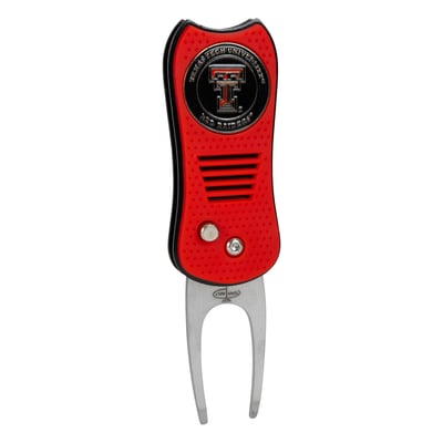 Texas Tech Red Raiders Switchblade Divot Tool With Magnetic Ball Marker