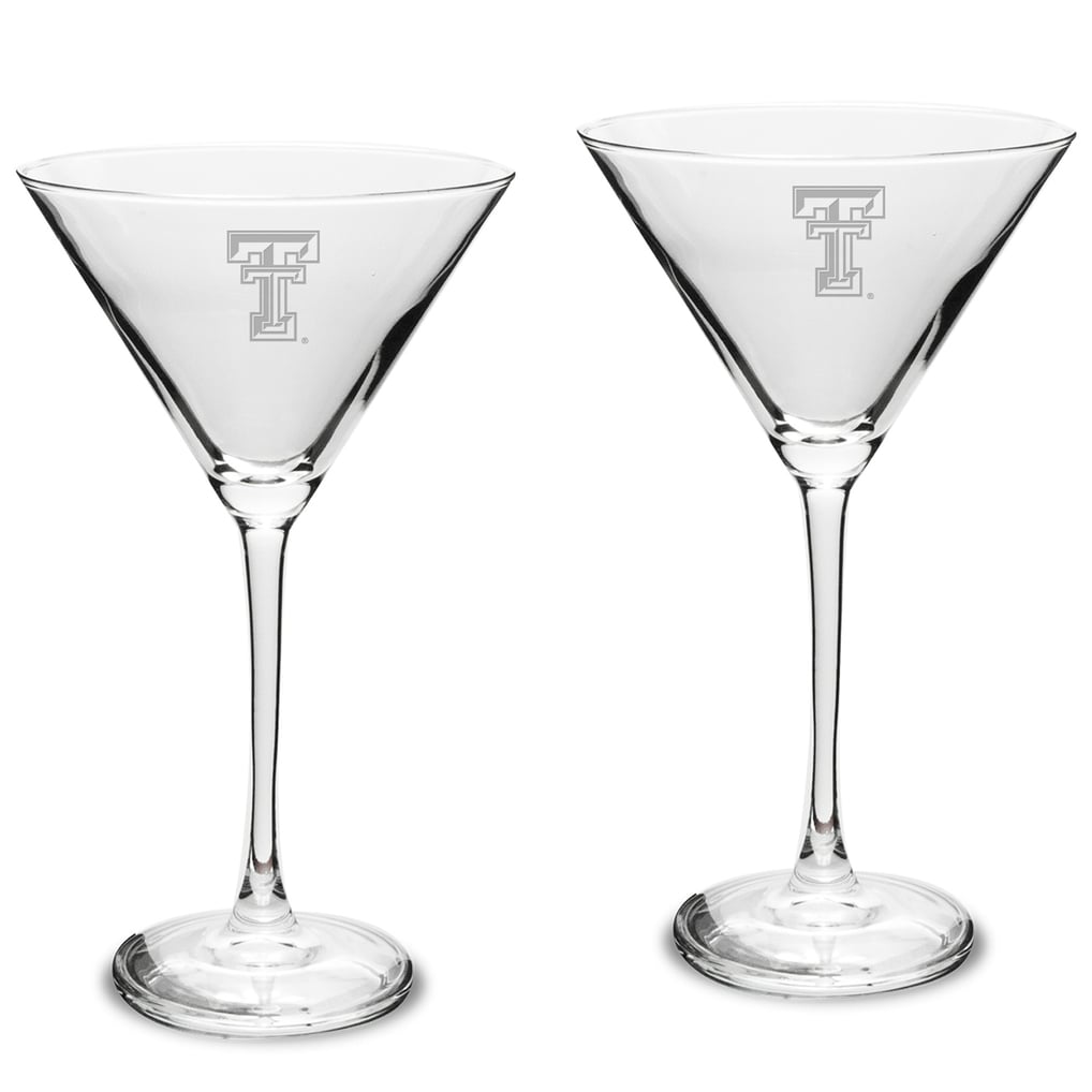 Texas Tech Red Raiders Two-Piece Traditional 10oz. Martini Glass Set