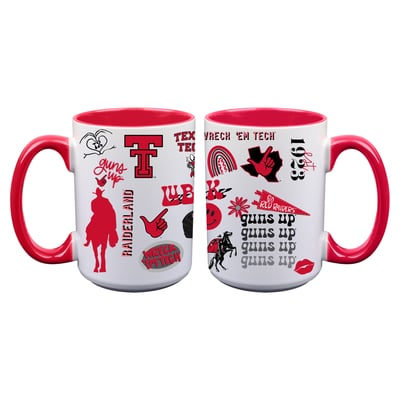 Texas Tech Red Raiders The Memory Company Two-Piece 15oz. Loco Coffee Mug Set