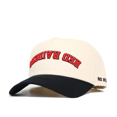 Texas Tech Red Raiders No Rivals Unisex Upside Down Classic Colors Adjustable Hat - Natural/Black