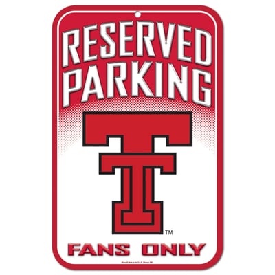 Texas Tech Red Raiders WinCraft 11" x 17" Indoor/Outdoor Styrene Sign