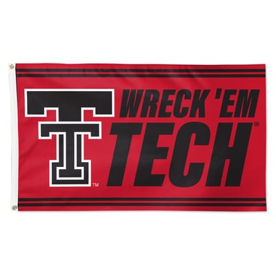 Texas Tech Red Raiders WinCraft 3' x 5' Single-Sided Deluxe Flag