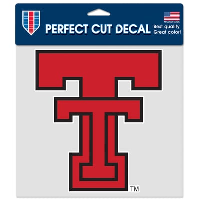 Texas Tech Red Raiders WinCraft 8" x 8" Perfect Cut Decal