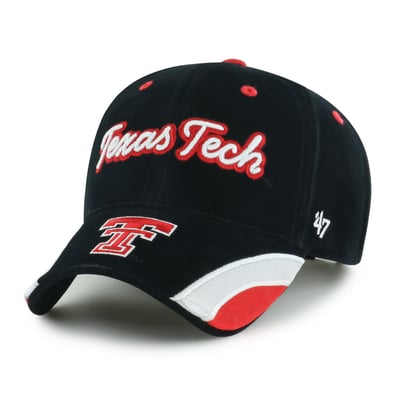 Texas Tech Red Raiders '47 Women's Velvet Denim Script MVP Adjustable Hat - Black