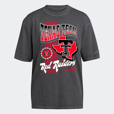 Texas Tech Red Raiders adidas Women's Premium Fashion T-Shirt - Charcoal