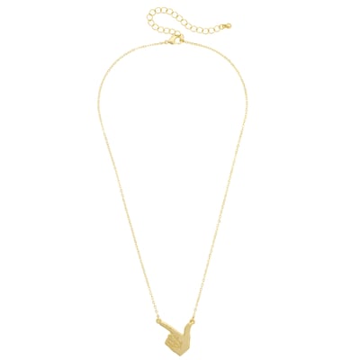 Texas Tech Red Raiders CANVAS Style Women's 24K Gold-Plated Stamped Necklace