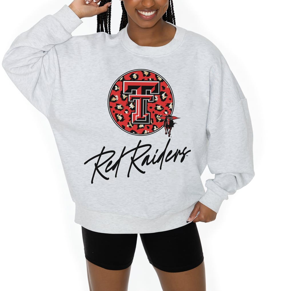 Texas Tech Red Raiders Gameday Couture Women's Premium Fleece Pullover Sweatshirt - Ash