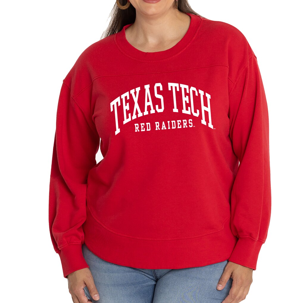 Texas Tech Red Raiders Women's Yvette Pullover Sweatshirt - Red