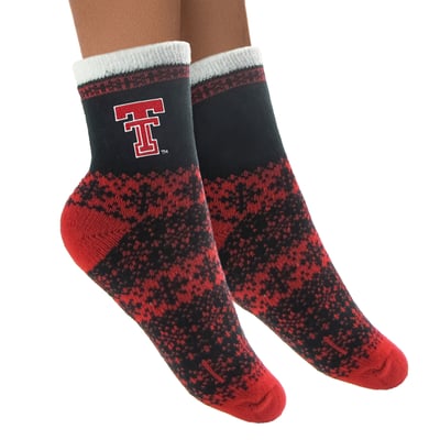 Texas Tech Red Raiders ZooZatz Women's Holiday Quarter-Length Socks