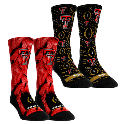  Texas Tech Red Raiders Rock Em Youth 2025-26 College Football Playoff Two-Pack Crew Sock Set