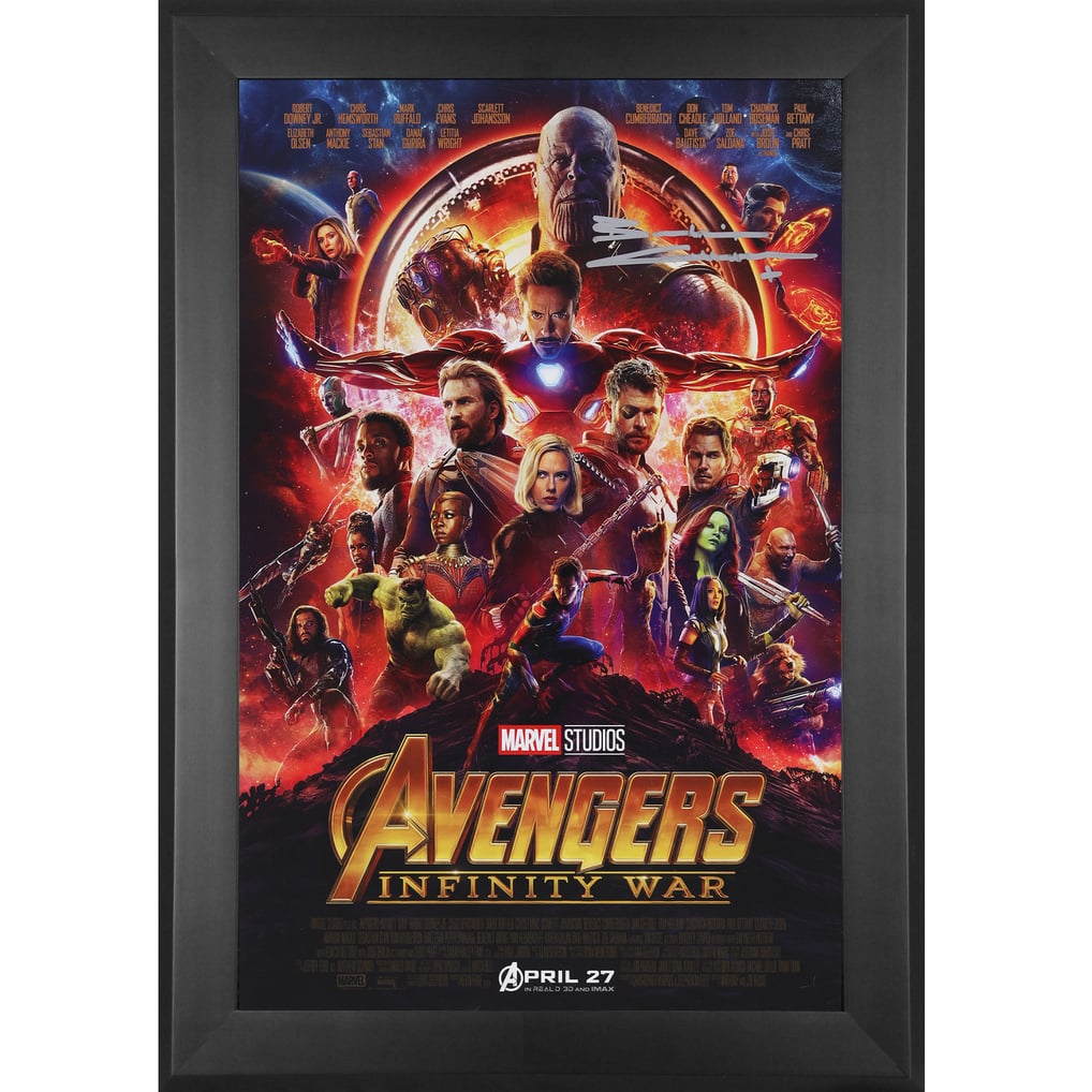 Benedict Cumberbatch Avengers: Infinity War Autographed Fanatics Authentic Framed 11" x 17" Movie Poster