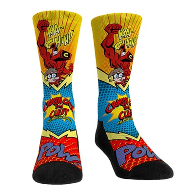  The Fairly OddParents Rock Em Unisex Crimson Chin And Cleft Crew Socks
