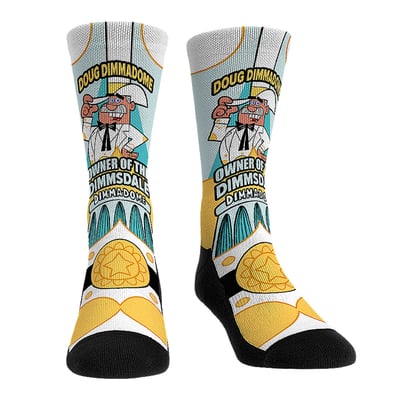  The Fairly OddParents Rock Em Unisex Doug Dimmadome Crew Socks