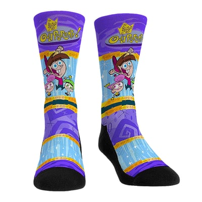  The Fairly OddParents Rock Em Unisex Showtime Crew Socks