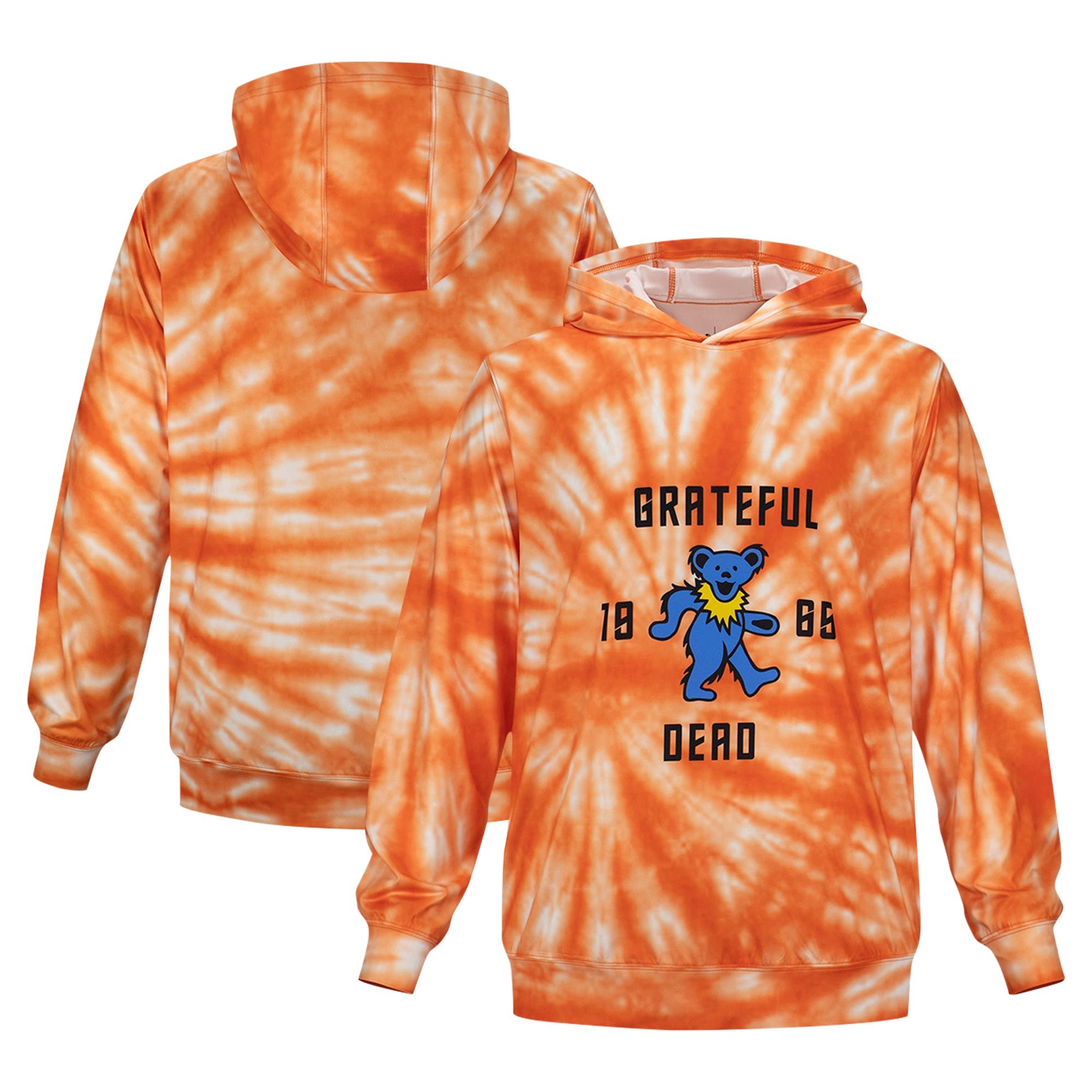 The Grateful Dead Section 119 Unisex Blue Bear Tie-Dye Pullover 