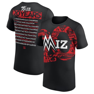 The Miz 20 Years T-Shirt - Black