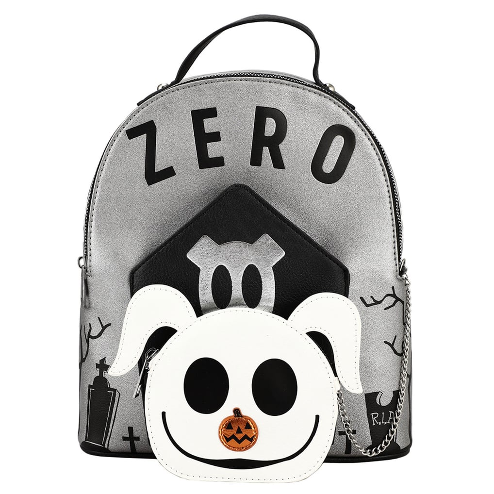 Bioworld The Nightmare Before Christmas Gray & Black Mini Backpack Amazon.com | Bioworld Nightmare Before Christmas Jack  main image 2