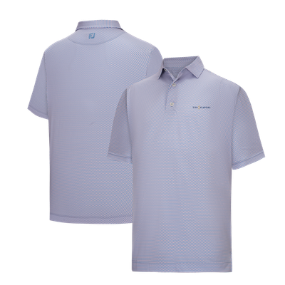  THE PLAYERS FootJoy Stellar Print Lisle ProDry Polo - Blue