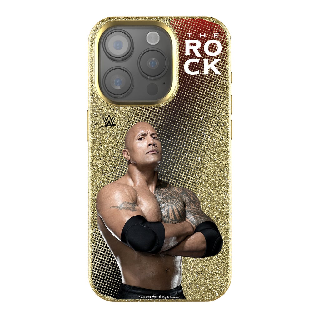 The Rock WWE Keyscaper Solid Superstar iPhone Gold Bling Case