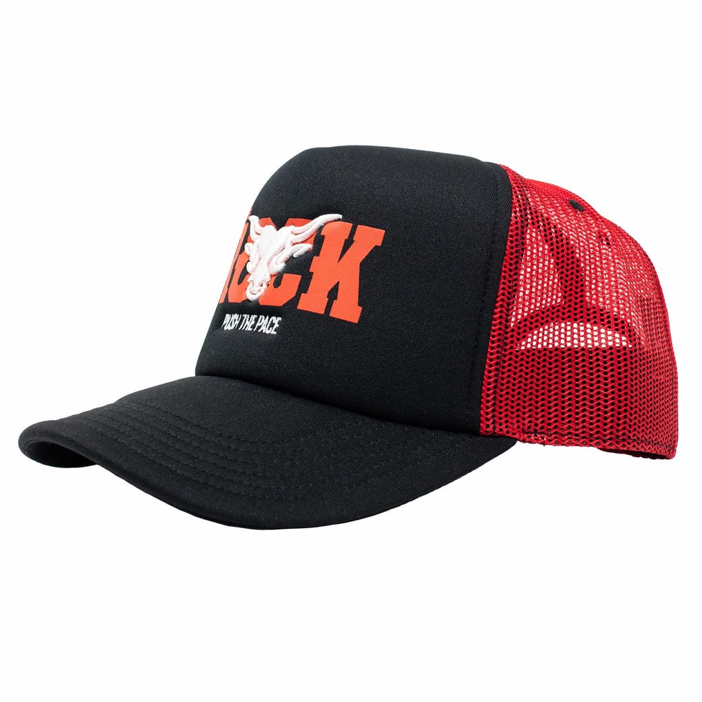The Rock Push The Pace Trucker Adjustable Hat - Black