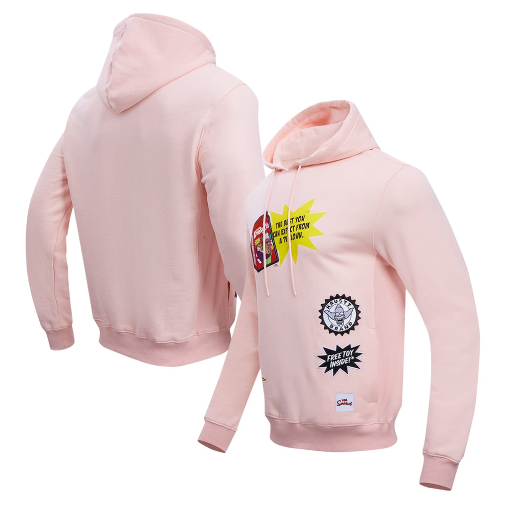The Simpsons Freeze Max Krusty O's Pullover Hoodie - Light Pink