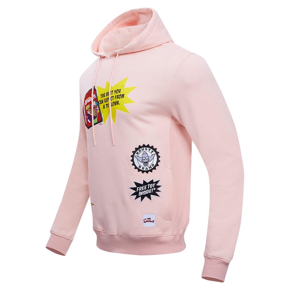 The Simpsons Freeze Max Krusty O's Pullover Hoodie - Light Pink