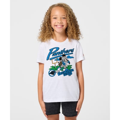 Carolina Panthers x Mickey Mouse Homage Toddler Tri-Blend T-Shirt - Ash