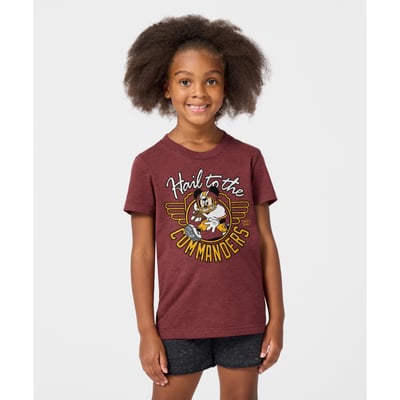 Washington Commanders x Mickey Mouse Homage Toddler Tri-Blend T-Shirt - Burgundy