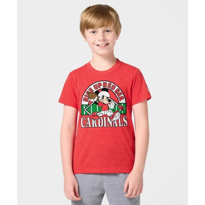 Arizona Cardinals x Mickey Mouse Homage Toddler Tri-Blend T-Shirt - Cardinal