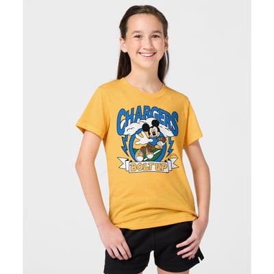 Los Angeles Chargers x Mickey Mouse Homage Toddler Tri-Blend T-Shirt - Gold