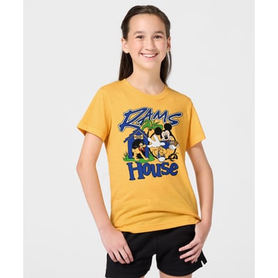 Los Angeles Rams x Mickey Mouse Homage Toddler Tri-Blend T-Shirt - Gold