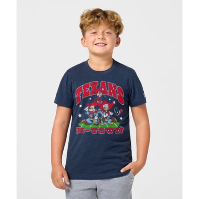 Houston Texans x Mickey Mouse Homage Toddler Tri-Blend T-Shirt - Navy