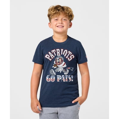 New England Patriots x Mickey Mouse Homage Toddler Tri-Blend T-Shirt - Navy