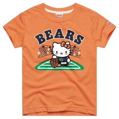 Chicago Bears x Hello Kitty Homage Toddler Tri-Blend T-Shirt - Orange
