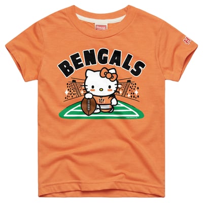 Cincinnati Bengals x Hello Kitty Homage Toddler Tri-Blend T-Shirt - Orange