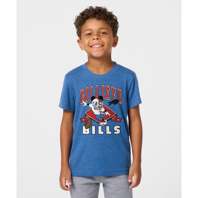Buffalo Bills x Mickey Mouse Homage Toddler Tri-Blend T-Shirt - Royal
